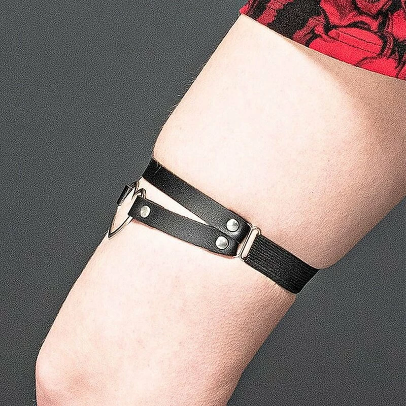 Queen Of Darkness Beinholster - Heart Double Strap 4 Queen Of Darkness Beinholster - Heart Double Strap – Bild 2