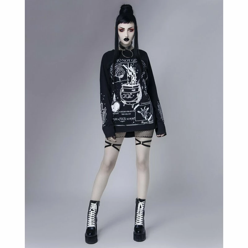 Rogue + Wolf Langarm T-Shirt - A Spell To Not Give A Sh*t 4 Rogue + Wolf Langarm T-Shirt - A Spell To Not Give A Sh*t – Bild 2