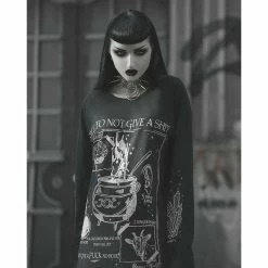 Rogue + Wolf Langarm T-Shirt - A Spell To Not Give A Sh*t 9 Rogue + Wolf Langarm T-Shirt - A Spell To Not Give A Sh*t -Langarm Sales Store rogue wolf langarm t shirt a spell to not give a sht4