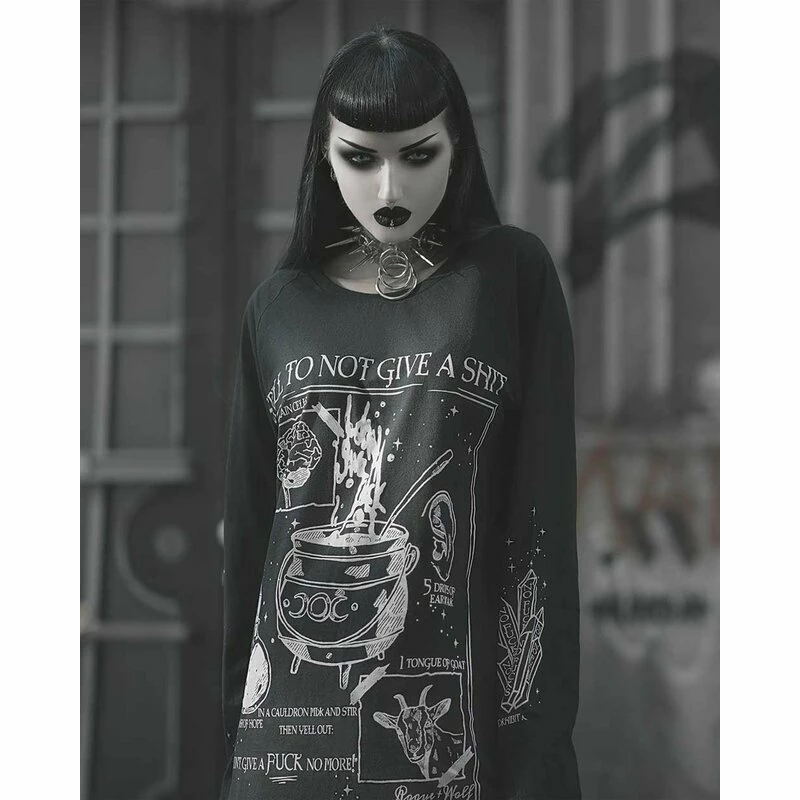 Rogue + Wolf Langarm T-Shirt - A Spell To Not Give A Sh*t 6 Rogue + Wolf Langarm T-Shirt - A Spell To Not Give A Sh*t – Bild 4