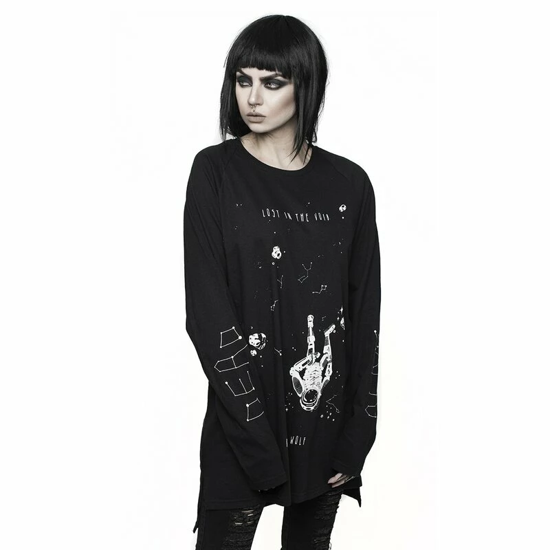 Rogue + Wolf Langarm T-Shirt - Lost In The Void 4 Rogue + Wolf Langarm T-Shirt - Lost In The Void – Bild 2
